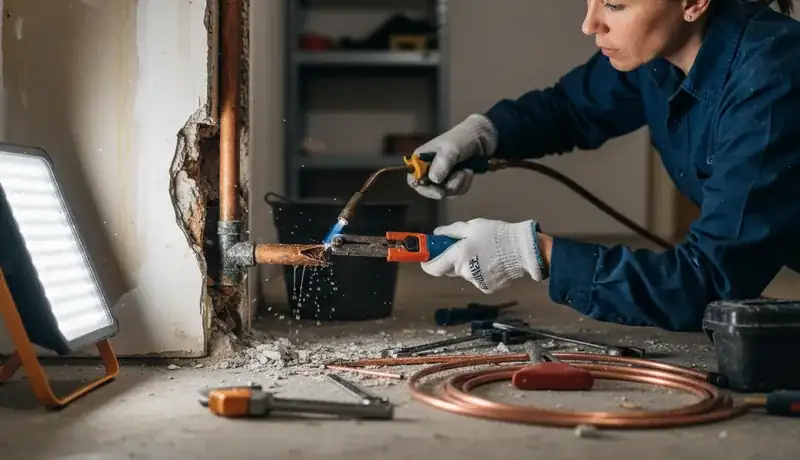 Burst Pipe Repair services in Shasta Lake, CA.