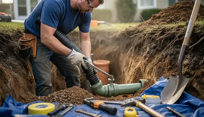Sewer Line Replacement services in Shrewsbury, MA.