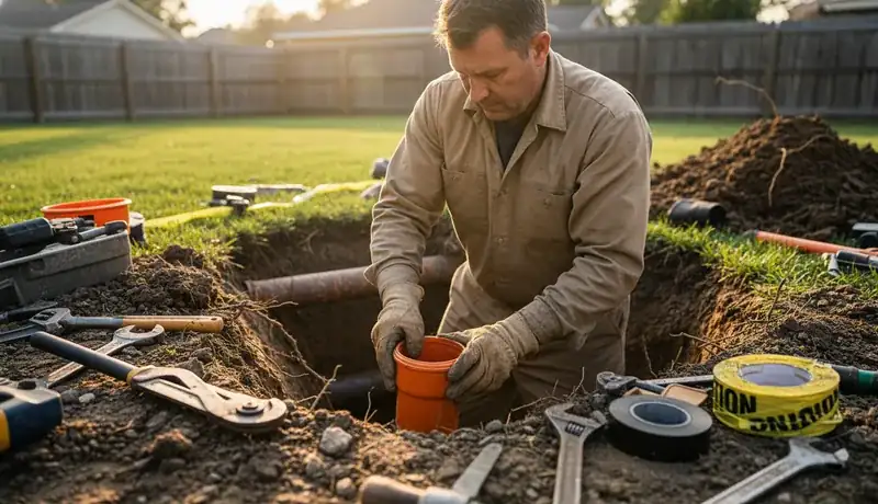 Sewer Line Repair services in Sonora city, CA.