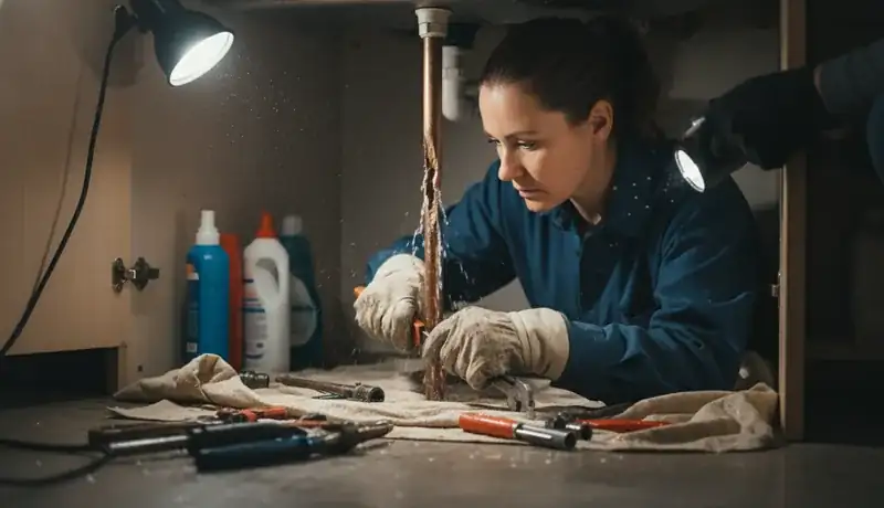 Burst Pipe Repair services in Springfield, TN.