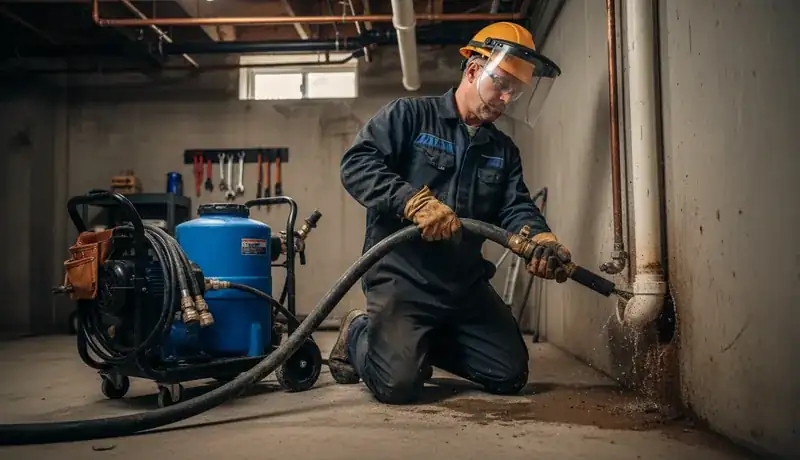 Hydro Jetting services in St. Albans, VT.