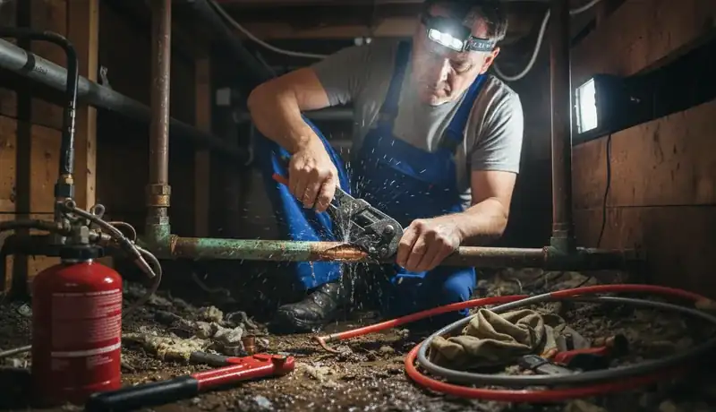 Burst Pipe Repair services in Stagecoach, NV.