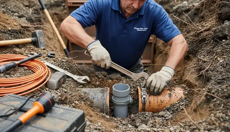 Sewer Line Repair services in Stilwell, OK.