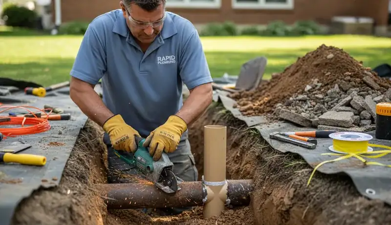 Sewer Line Replacement services in Thompsonville, CT.