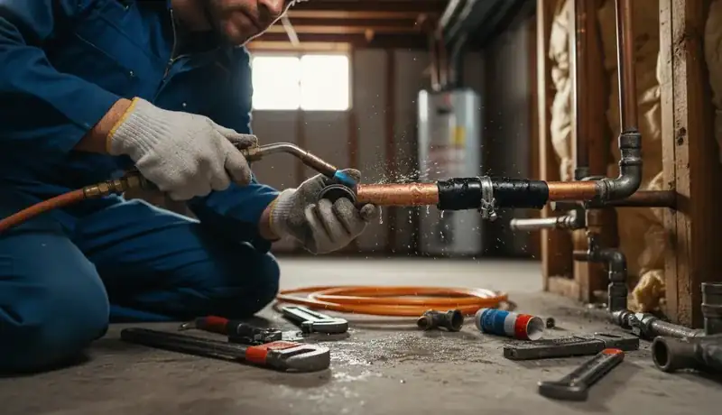 Burst Pipe Repair services in Tijeras, NM.