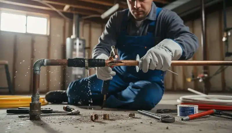 Burst Pipe Repair services in Underhill, VT.