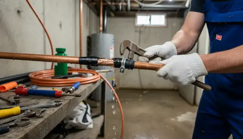Burst Pipe Repair services in Vicksburg, MS.
