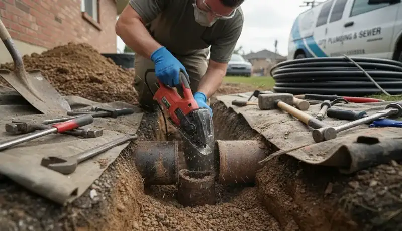 Sewer Line Replacement services in Waco, TX.