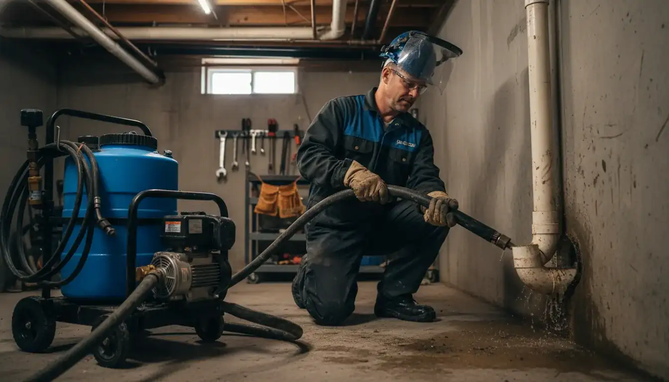 Hydro Jetting services in Warrington, FL.