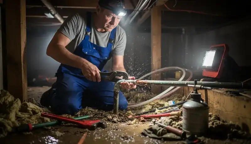 Burst Pipe Repair services in Winooski, VT.
