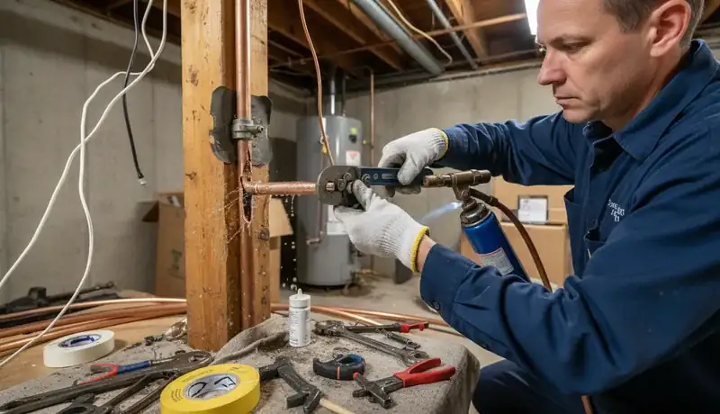 Burst Pipe Repair services in Woodcrest, CA.