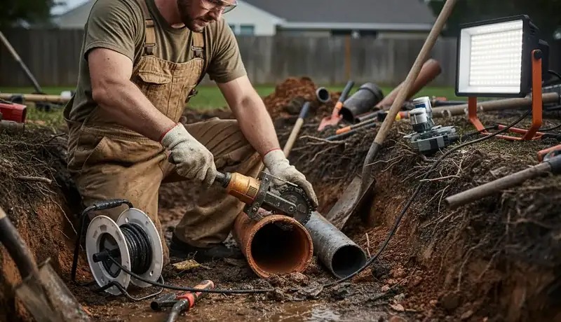 Sewer Line Repair services in Woodcrest, CA.