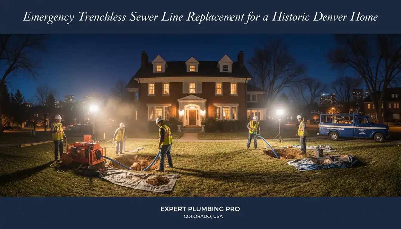 Expert Plumbing Pro - emergency-trenchless-sewer-line-replacement-for-a-historic-denver-home