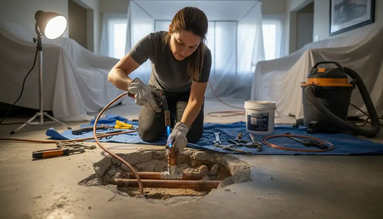 Expert Plumbing Pro - slab-leak-repair
